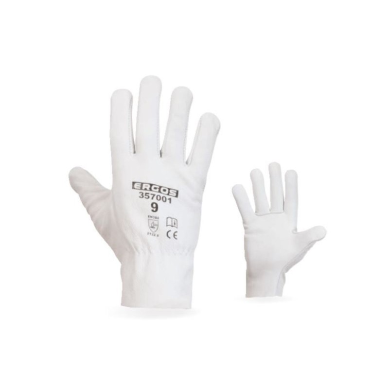 PAIRE DE GANTS CUIR MANUTENTION