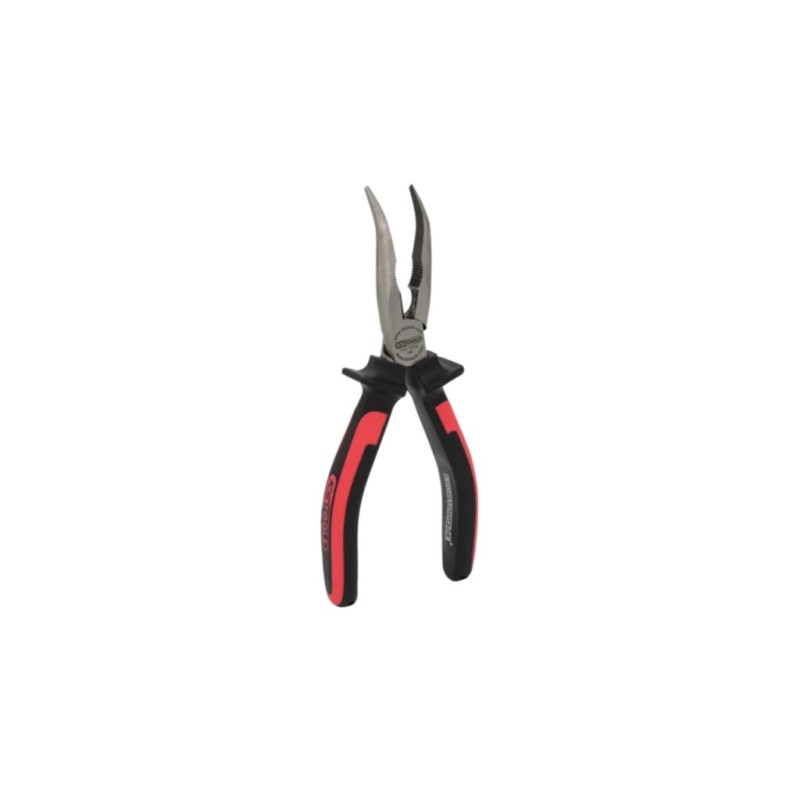 PINCE A BEC DEMI ROND COUDE L : 210mm Kstools