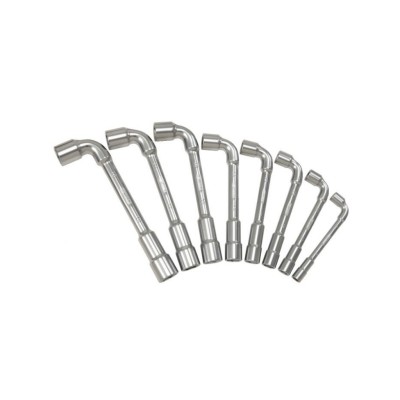 JEU DE 8 CLES A PIPE DEBOUCHEES METRIQUES 6 PANS