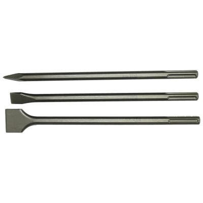 SET DE 3 BURINS SDS-MAX 400MM