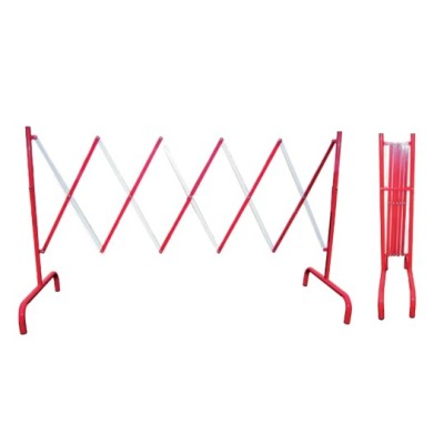 BARRIERE EXTENSIBLE ROUGE/BLANC 2M50 X 1M