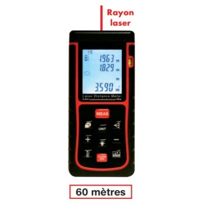 LASERMETRE 60M 3 FONCTIONS