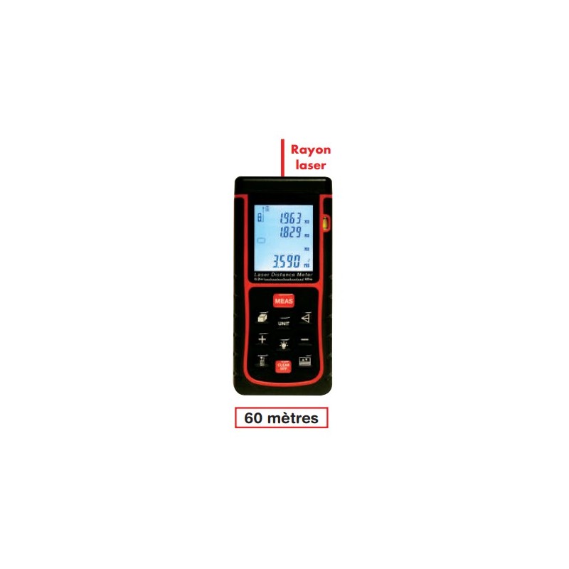 LASERMETRE 60M 3 FONCTIONS