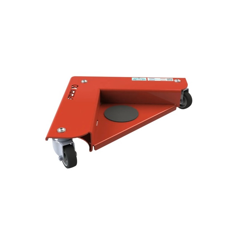 JEU DE 4 COINS ROULANTS ACIER 400KG