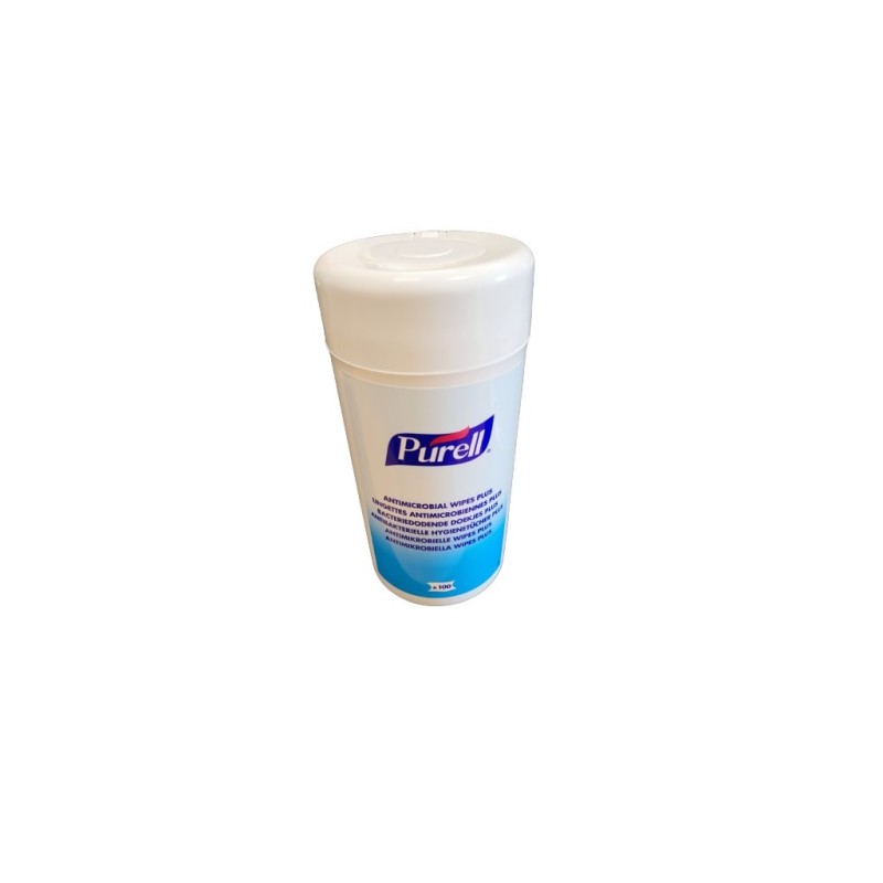 BOITE DE 100 LINGETTES DESINFECTANTES MAINS ET SURFACES 162530