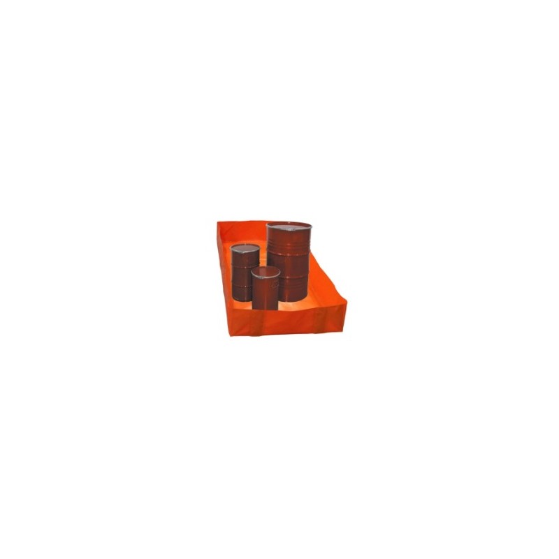 BAC DE RETENTION SOUPLE RESISTANT CAPACITE 2180L  DIMENSIONS : 3500X2500X250MM