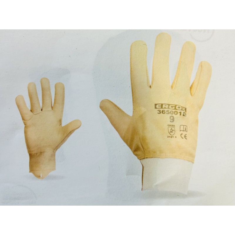 PAIRE DE GANT CUIR HYDROFUGE T10