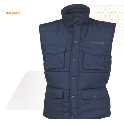 GILET SANS MANCHE VERT