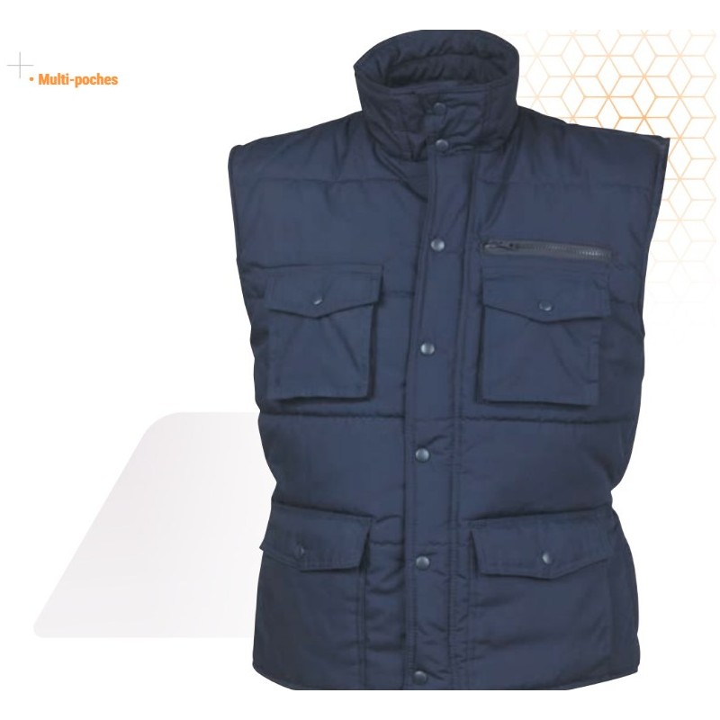 GILET SANS MANCHE VERT