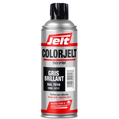 BOMBE PEINTURE GRIS ANTHRACITE BRILLANT 400ML