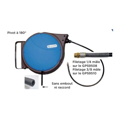ENROULEUR AIR COMPRIME 15ML GPS 9508
