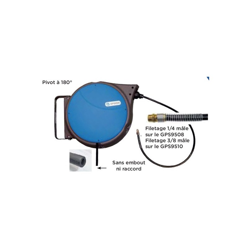 ENROULEUR AIR COMPRIME 15ML GPS 9508