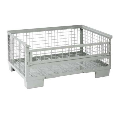 DEMI-CAISSE METALLIQUE GRILLAGEE 1200X800X400 CPM25PM