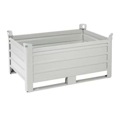CAISSE METALLIQUE 1000KG 1200X800MM AVEC SEMELLES