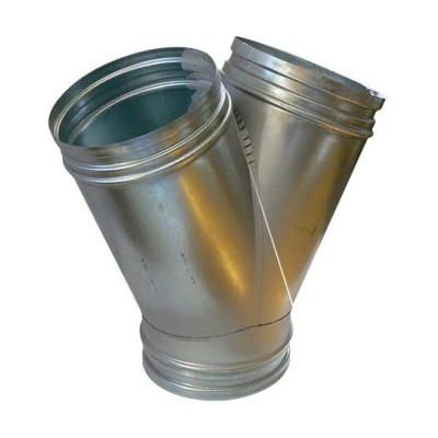 CULOTTE GALVA Y 45° Ø160MM