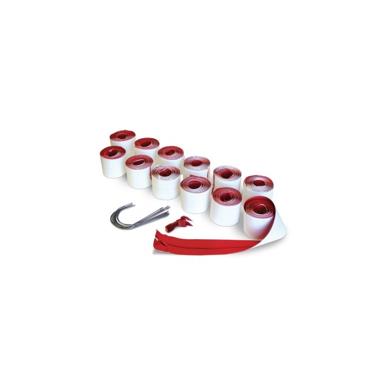 LOT DE 2 FERMETURES A GLISSIERES RENFORCEES ADHESIVES